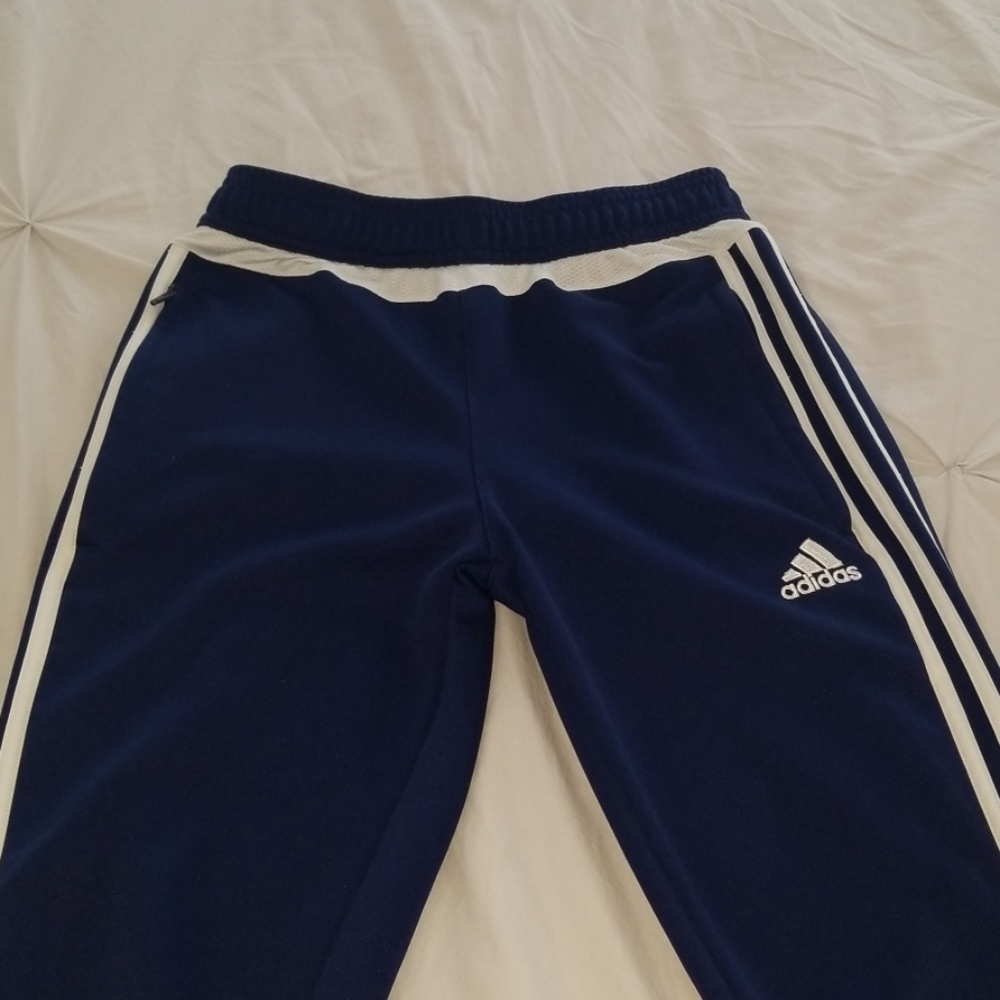 Navy Blue Adidas Pants